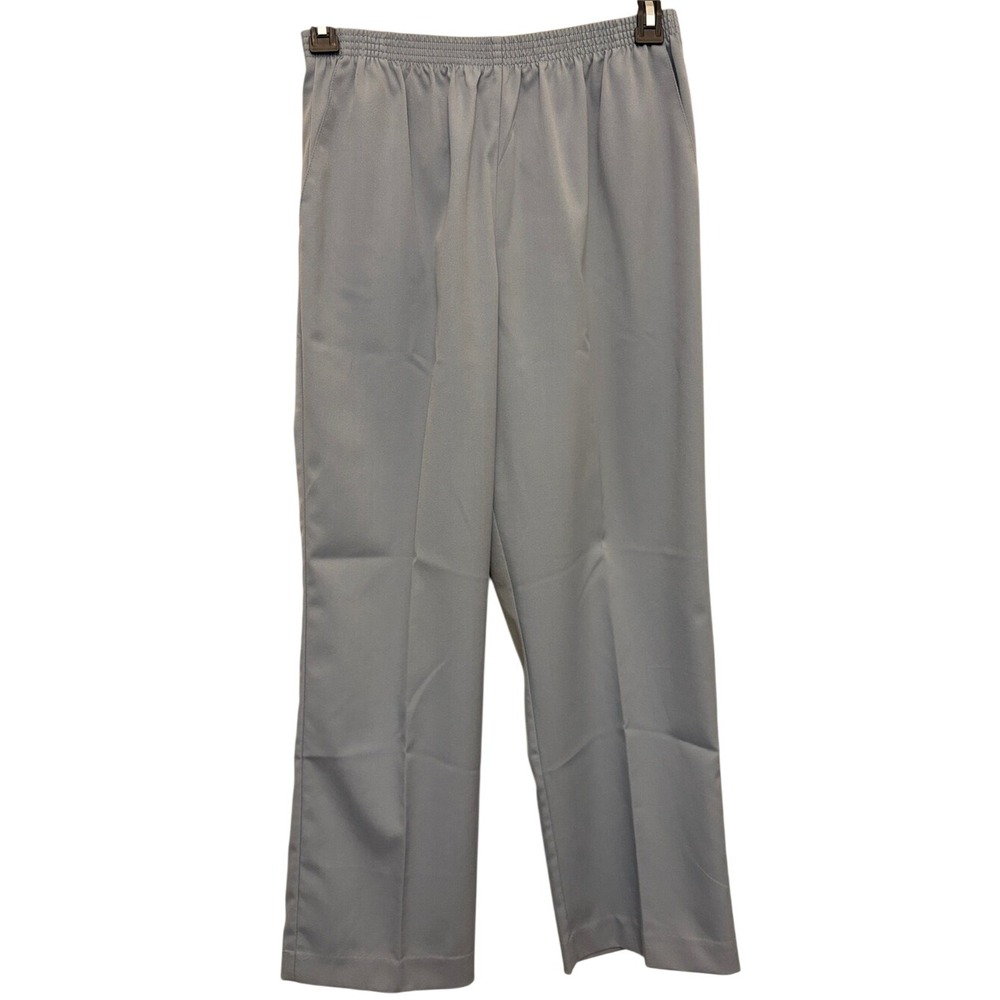 Alfred Dunner Light Blue Straight Legs Pants Size 10